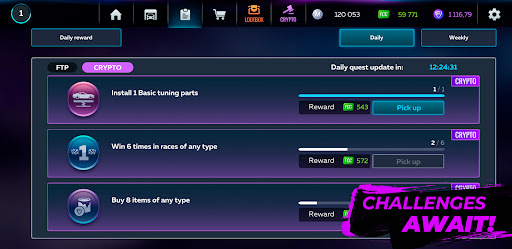 Acción - Crypto Race